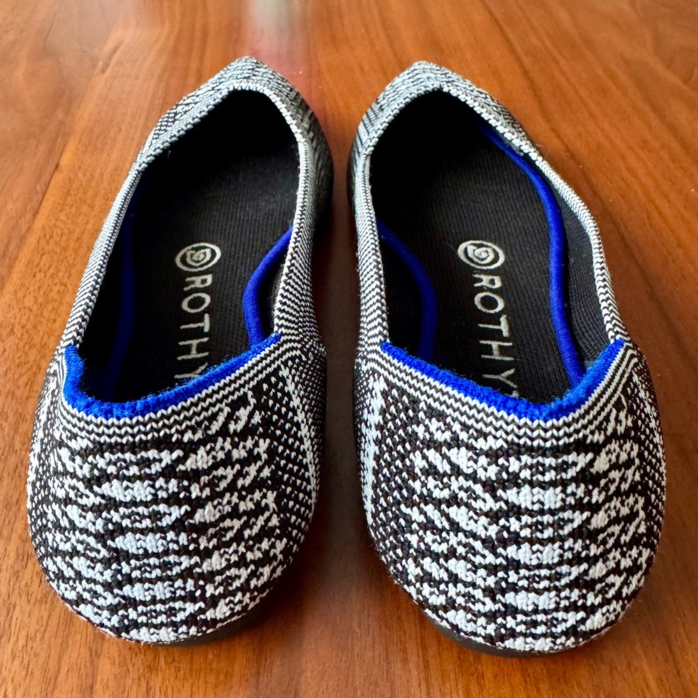 Rothy’s The Point Rare Python Snakeskin Black And… - image 3